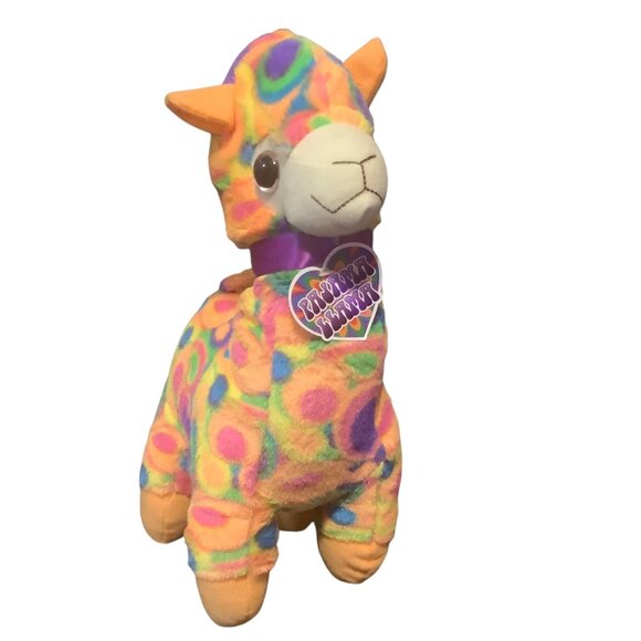 Pajama Llama Plush Toy Good Stuff Stuffed Animal 14” Rainbow Multicolor - Picture 1 of 7